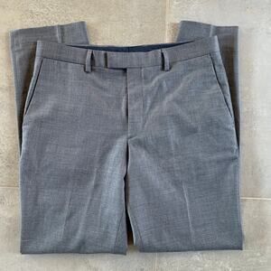 Banana Republic Men’s 33x32 Gray Marzotto Tessuto Wool Standard Fit Pants‎